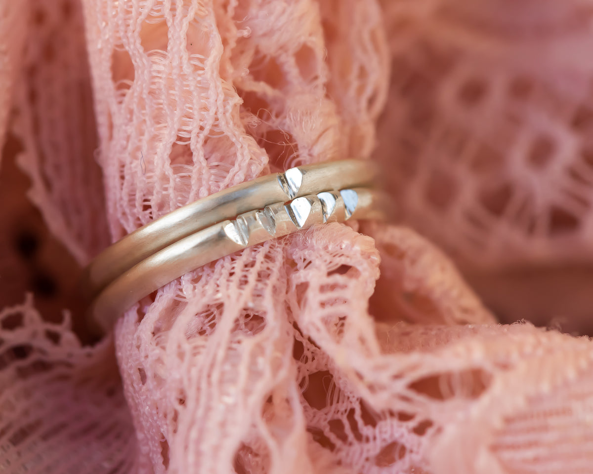 Thin Hearts Ring
