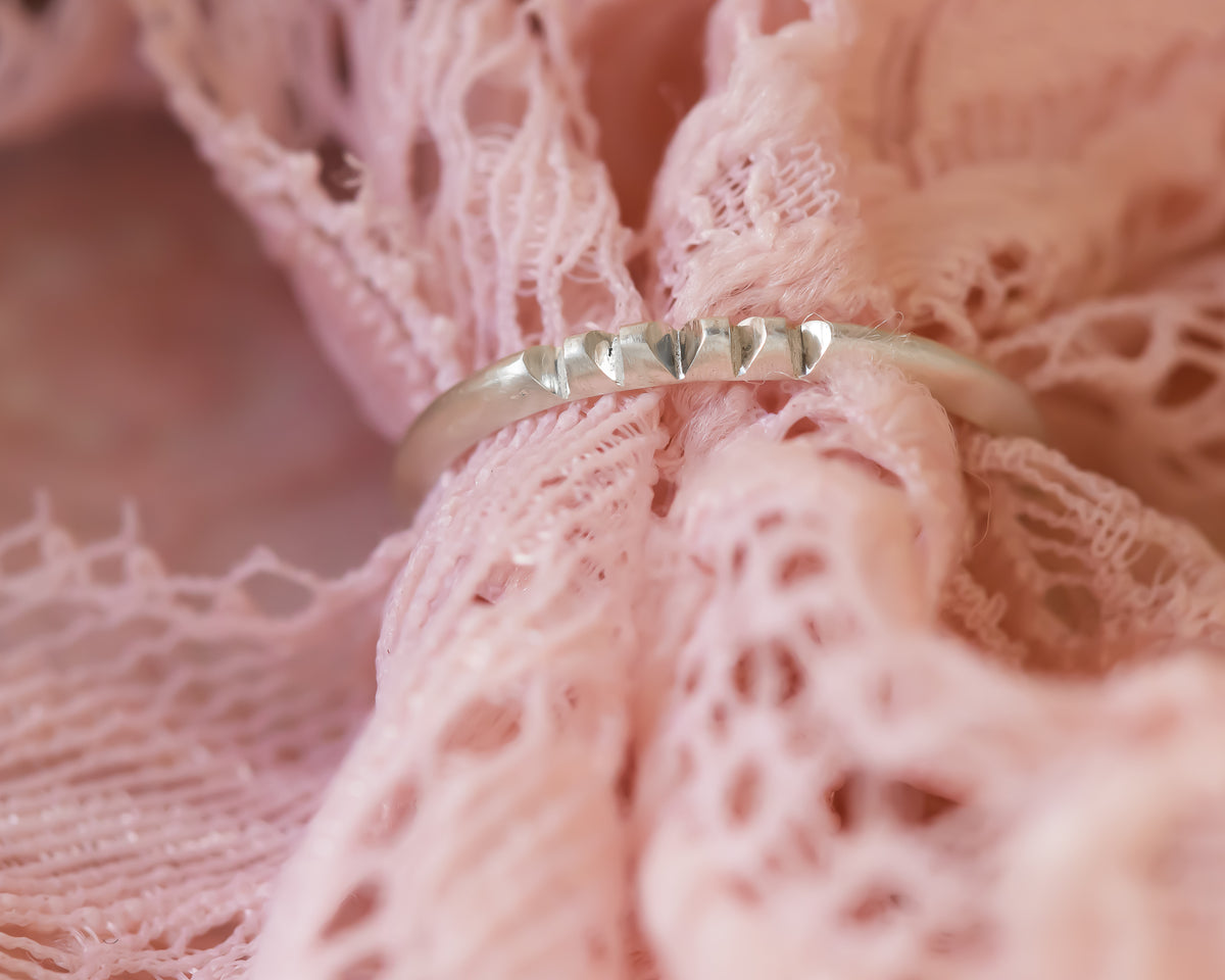 Thin Hearts Ring