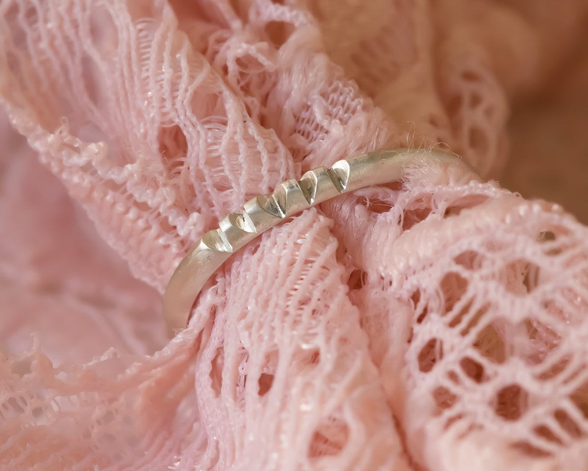 Thin Hearts Ring