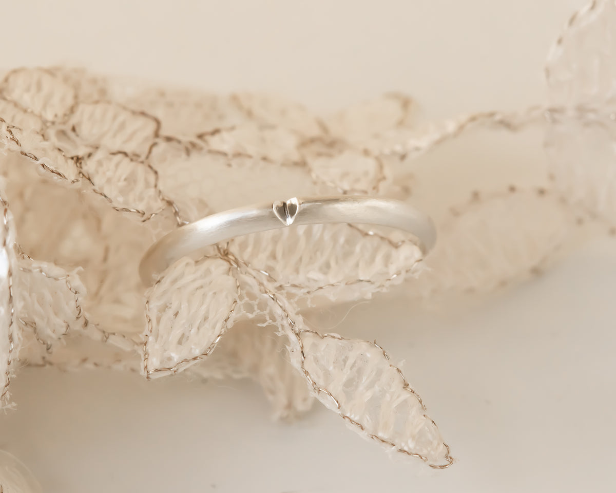 Tiny Heart Gold Ring