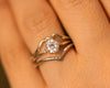טבעת יהלום, טבעת אירוסין, סיון לוטן - Sivan Lotan Jewelry - Wedding ring set bridal set bridal rings gold ring set diamond ring engagement ring moissanite engagement ring