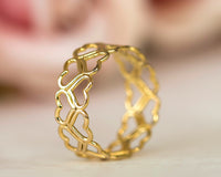 Hearts Gold Ring