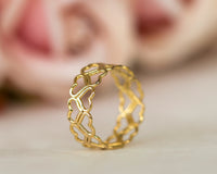 Hearts Gold Ring