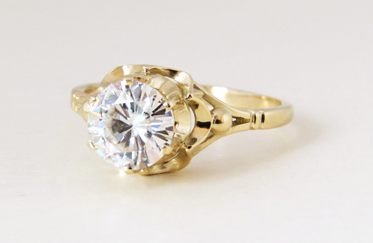 Vintage Inspired Diamond Ring