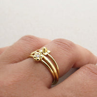Flower Diamond Ring