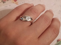 Bold Wave Diamond Ring