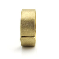 Wide Cigar Wedding Band