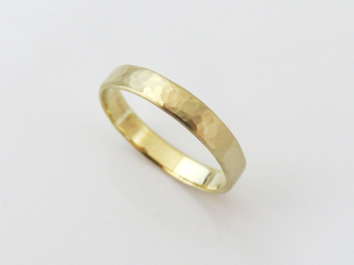Hammered Wedding Band | For Him