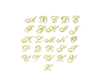 Personalized Earrings, Gold Initial Stud Earrings, Gold Letter Earrings, Initial Earrings, Script Earrings, Anniversary Gift