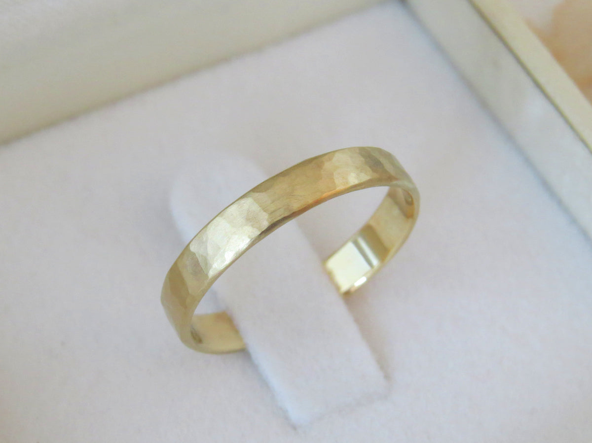 Hammered Wedding Band | For Him