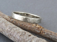 Hammered Wedding Band | For Him