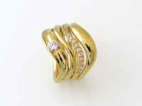 Wave Diamond Ring Set