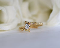 Nature Inspired Diamond Engagement Ring