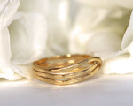 Infinity Diamond Gold Ring