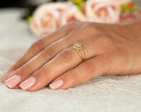 Braided Diamond Ring