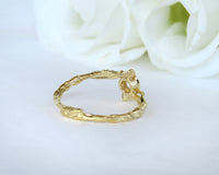 Nature Inspired Moonstone Ring