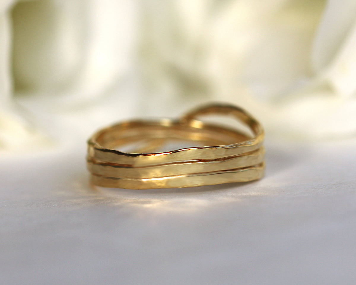 Infinity Diamond Gold Ring