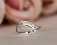 Bold Wave Diamond Ring