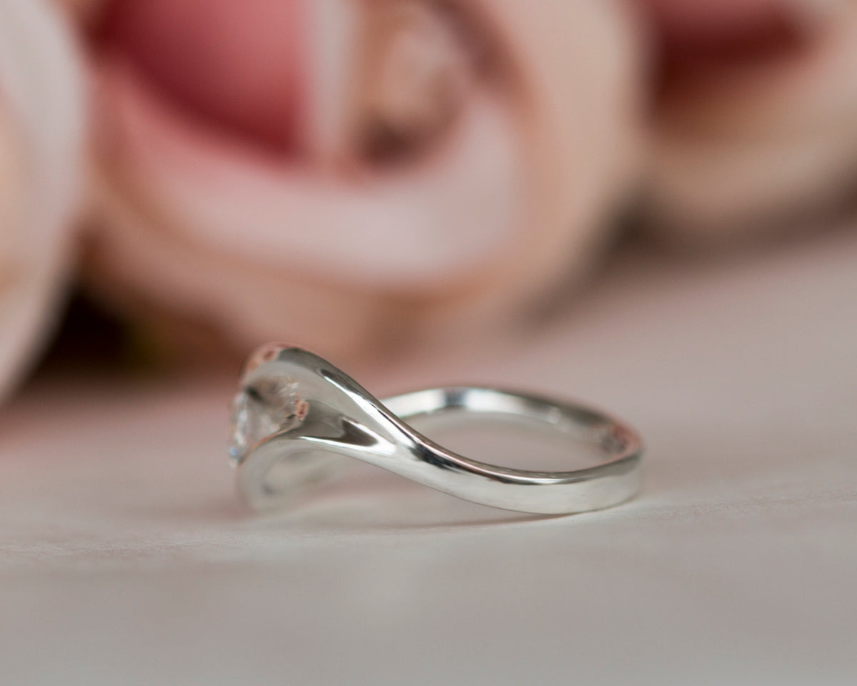 Bold Wave Diamond Ring