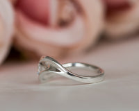 Bold Wave Diamond Ring