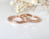 Natural Twig Wedding Band