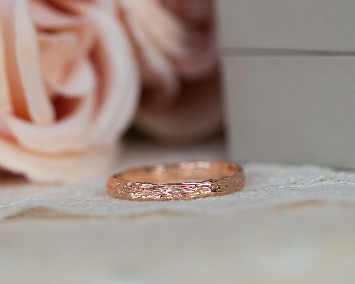 Natural Twig Wedding Band