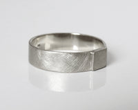 Brushed Men Wedding Band
