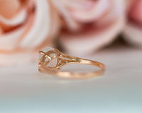 Vintage Inspired Oval Moonstone Ring