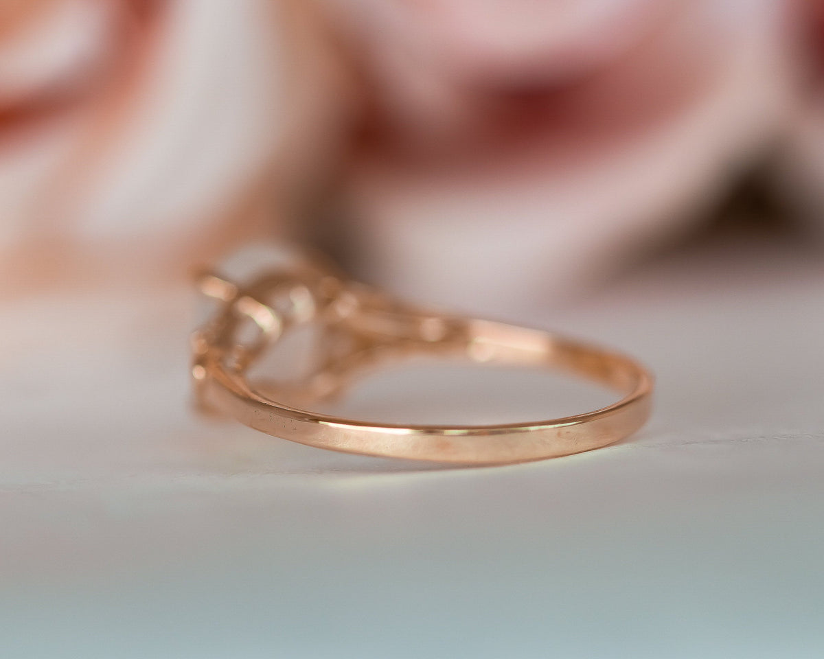 Vintage Inspired Oval Moonstone Ring