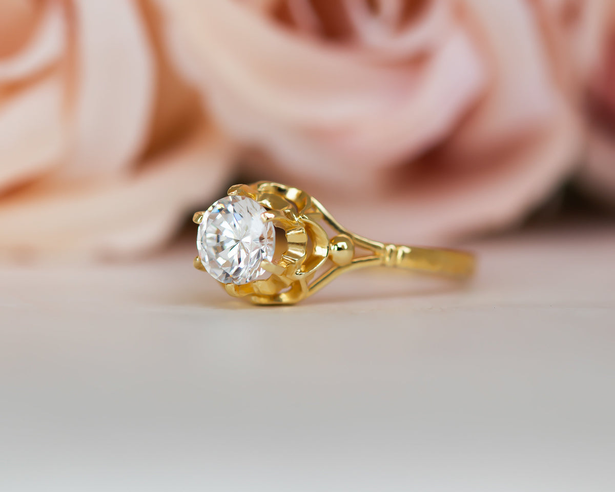Vintage Inspired Diamond Ring