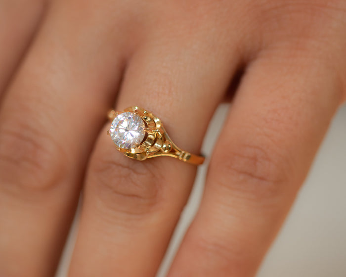 Vintage Inspired Diamond Ring