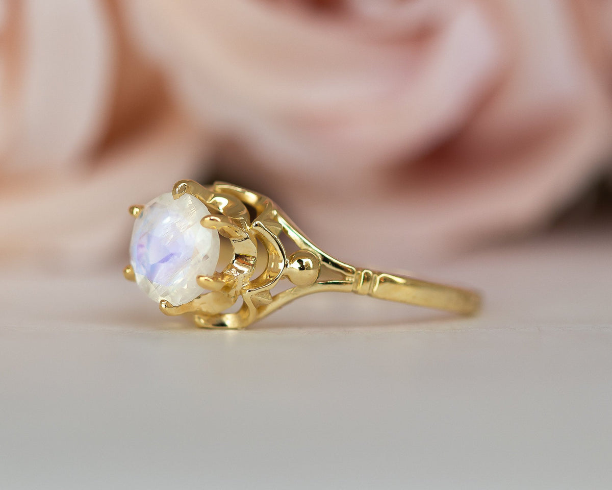 Vintage Inspired Moonstone Ring
