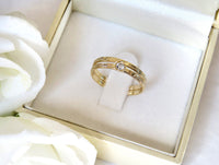 Floral Lace Wedding Band