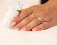 Nature Inspired Twig Diamond Ring