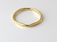 White Gold Wedding Ring, 14k Gold Band, Unique Wedding Band, Matching Wedding Bands, His and Her Ring, Unisex Band, Delicate Sculptured Ring
