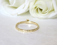 Small Diamond Engagement Ring
