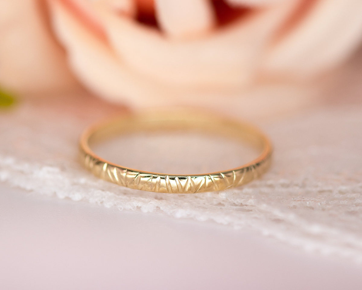 Rose Gold Wedding Band, Minimalist Ring, Gold Wedding Ring Woman, Stacking Ring, Thin Wedding Ring, Rose Gold Ring, 14k, 18k, Gift For Her
