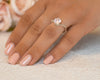 Rose Quartz Engagement Ring, Nature Engagement Ring, Twig Engagement Ring, Gemstone Gold Ring, Branch Ring, Pink Gemstone Ring, Solitaire
