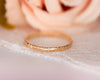 Rose Gold Wedding Band, Minimalist Ring, Gold Wedding Ring Woman, Stacking Ring, Thin Wedding Ring, Rose Gold Ring, 14k, 18k, Gift For Her