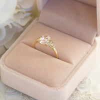 2ct Oval Moissanite Engagement Ring, Vintage Engagement Ring, Moissanite Diamond Gold Ring, Oval Solitaire Moissanite Ring, 2 Carat Ring