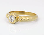 Unique Diamond Engagement Ring, Leaf Diamond Ring, Unique Diamond Ring, 14k Gold Diamond Ring, Bold Ring, Diamond Gold ring, Solid Gold Ring