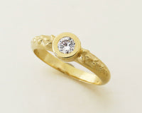 Unique Diamond Engagement Ring, Leaf Diamond Ring, Unique Diamond Ring, 14k Gold Diamond Ring, Bold Ring, Diamond Gold ring, Solid Gold Ring