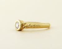 Unique Diamond Engagement Ring, Leaf Diamond Ring, Unique Diamond Ring, 14k Gold Diamond Ring, Bold Ring, Diamond Gold ring, Solid Gold Ring