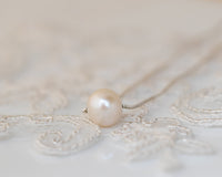 Pearl Necklace, Natural Pearl Necklace, Wedding Necklace, June Birthstone Necklace, 14K Gold Necklace, Gift Necklace, Anniversary Gift