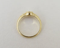 Unique diamond engagement ring, Leaf diamond ring, Unique diamond ring, 14k gold diamond ring, bold ring, diamond gold ring, solid gold ring