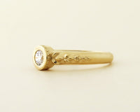 Unique diamond engagement ring, Leaf diamond ring, Unique diamond ring, 14k gold diamond ring, bold ring, diamond gold ring, solid gold ring