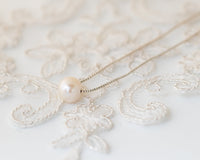 Pearl Necklace, Natural Pearl Necklace, Wedding Necklace, June Birthstone Necklace, 14K Gold Necklace, Gift Necklace, Anniversary Gift