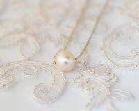 Pearl Necklace, Natural Pearl Necklace, Wedding Necklace, June Birthstone Necklace, 14K Gold Necklace, Gift Necklace, Anniversary Gift