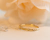 Floral Gold Ring, Delicate Wedding Band, 14k Gold Ring, Thin Floral Wedding Band, Flower Wedding Band, Women Wedding Ring, 14k Stacking Ring