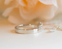 Diamond Engagement Ring, Unique Engagement Ring, Diamond Ring, Wedding Ring, Diamond Band, Five Stone Ring, 14K Gold Diamond Ring
